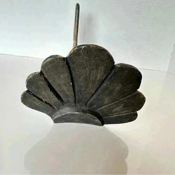 Turkey Tapered Candle Holder Centerpiece Carved Wood Branch Log Thanksgiving - Picture 12 of 16